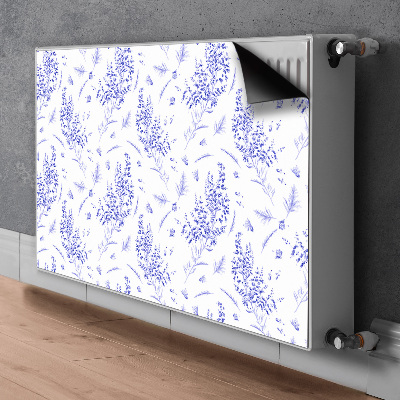 Magnetiskt radiatorskydd Akvarell lavendel