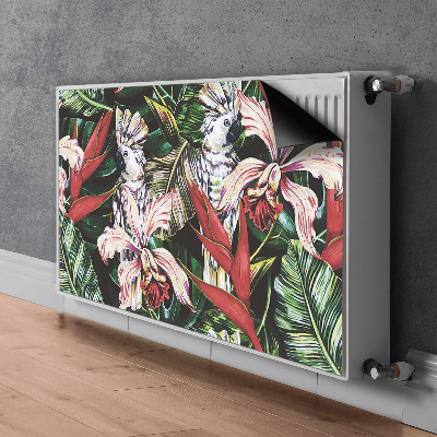 Magnetiskt radiatorskydd Papegoja i tropikerna