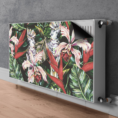 Magnetiskt radiatorskydd Papegoja i tropikerna