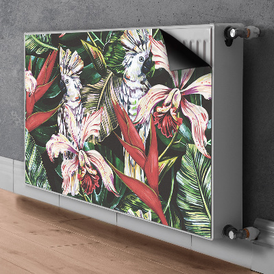 Magnetiskt radiatorskydd Papegoja i tropikerna