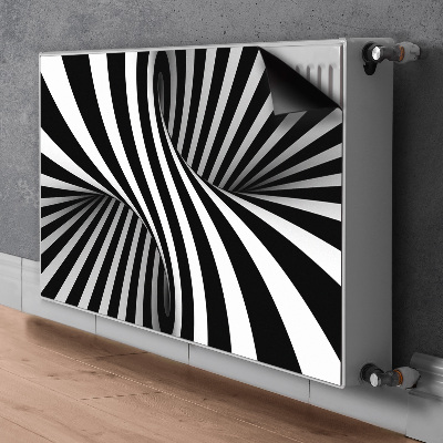 Magnetisk radiatorkåpa Abstraktion illusion