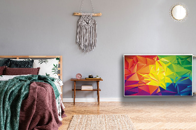 Magnetisk radiatorkåpa Färgabstraktion