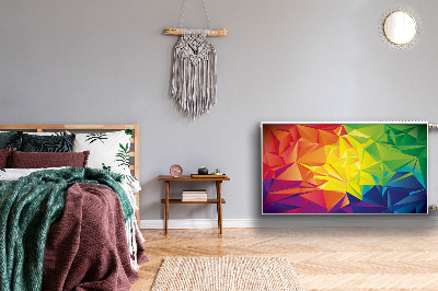 Magnetisk radiatorkåpa Färgabstraktion
