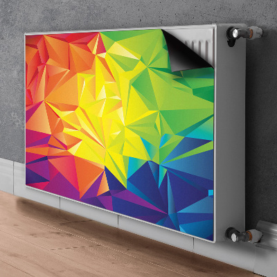 Magnetisk radiatorkåpa Färgabstraktion