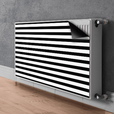 Magnetiskt radiatorskydd Horisontella linjer