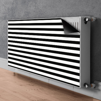 Magnetiskt radiatorskydd Horisontella linjer