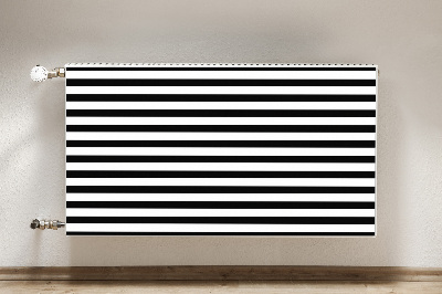 Magnetiskt radiatorskydd Horisontella linjer