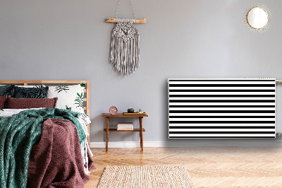 Magnetiskt radiatorskydd Horisontella linjer
