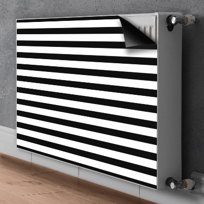 Magnetiskt radiatorskydd Horisontella linjer