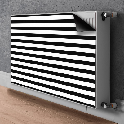 Magnetiskt radiatorskydd Horisontella linjer