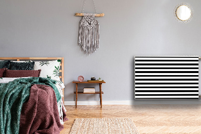 Magnetiskt radiatorskydd Horisontella linjer