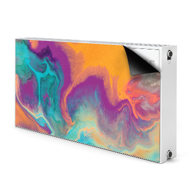 Magnetisk radiatorkåpa Färgglada mönster