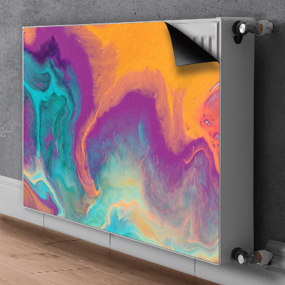 Magnetisk radiatorkåpa Färgglada mönster