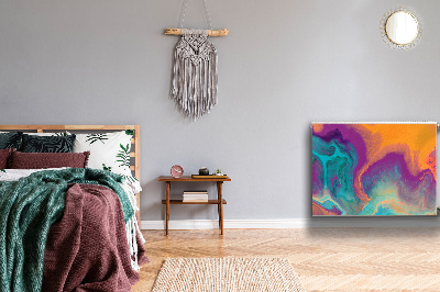 Magnetisk radiatorkåpa Färgglada mönster