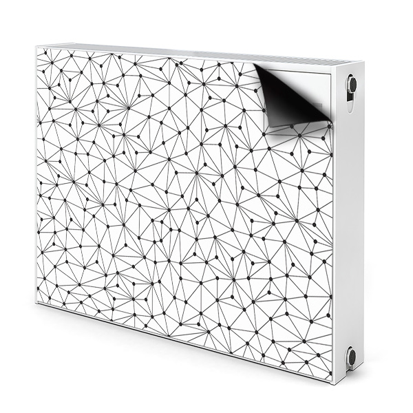Magnetisk radiatorkåpa Pricktrianglar