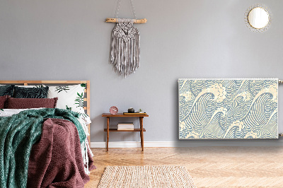 Magnetiskt radiatorskydd Havsvågor