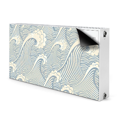Magnetiskt radiatorskydd Havsvågor
