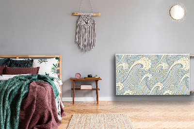 Magnetiskt radiatorskydd Havsvågor