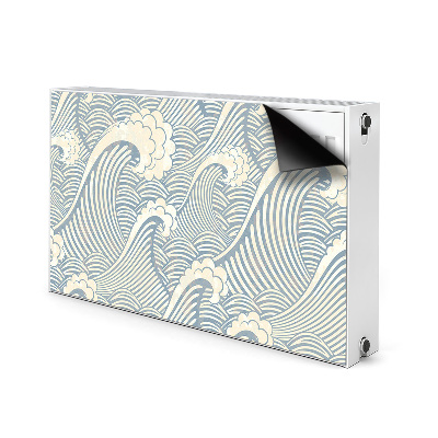 Magnetiskt radiatorskydd Havsvågor