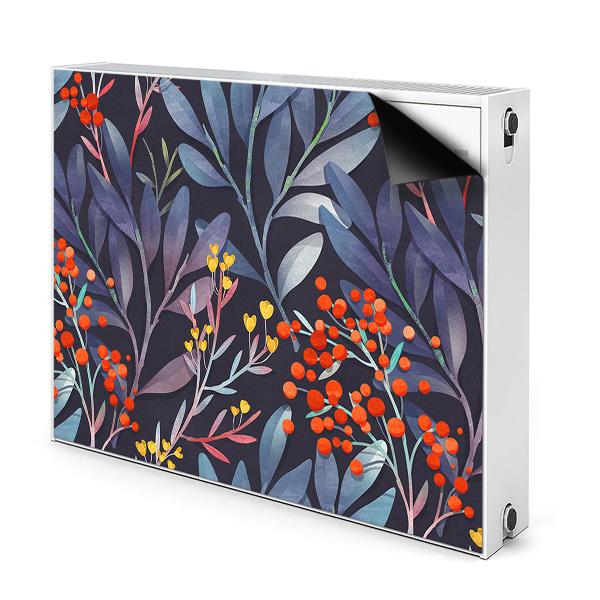 Magnetisk radiatorkåpa Bild på blommor