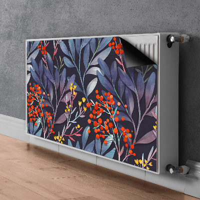 Magnetisk radiatorkåpa Bild på blommor
