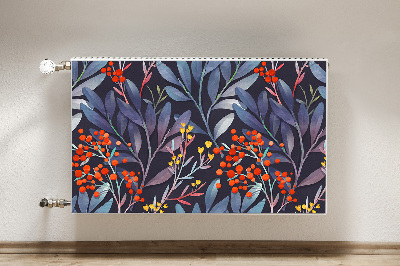 Magnetisk radiatorkåpa Bild på blommor