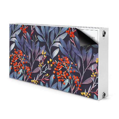 Magnetisk radiatorkåpa Bild på blommor