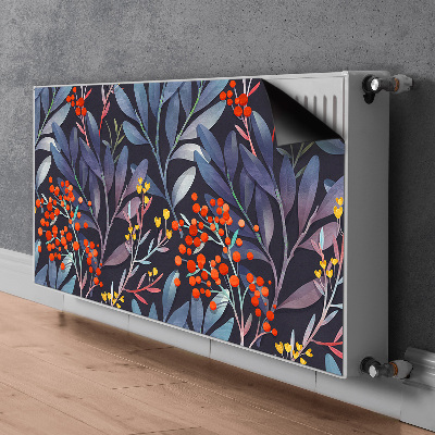 Magnetisk radiatorkåpa Bild på blommor