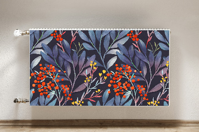 Magnetisk radiatorkåpa Bild på blommor