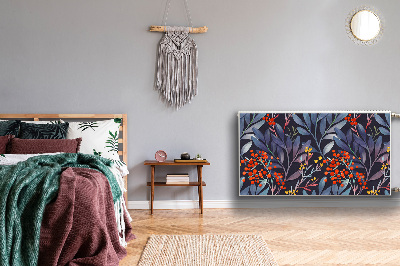Magnetisk radiatorkåpa Bild på blommor
