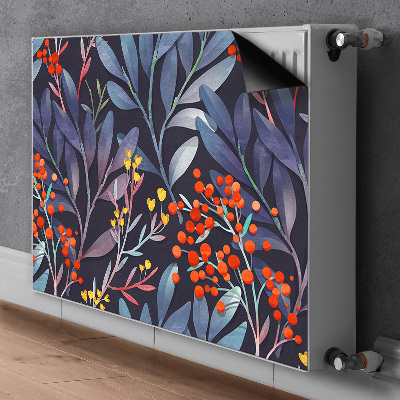 Magnetisk radiatorkåpa Bild på blommor
