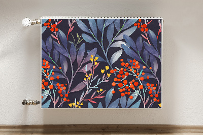 Magnetisk radiatorkåpa Bild på blommor