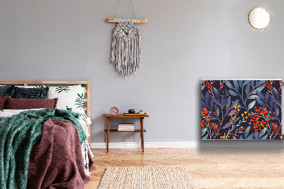 Magnetisk radiatorkåpa Bild på blommor