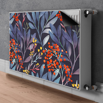 Magnetisk radiatorkåpa Bild på blommor