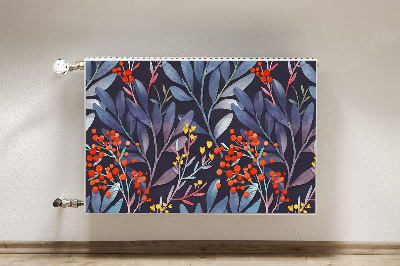 Magnetisk radiatorkåpa Bild på blommor