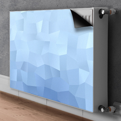 Magnetisk radiatorkåpa Blå abstraktion