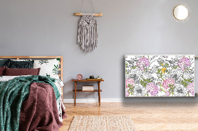 Magnetisk radiatorkåpa Fåglar