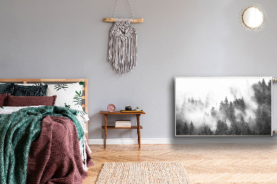 Magnetisk radiatorkåpa Dimmig skog