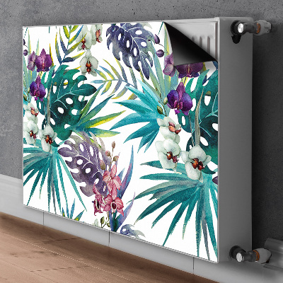 Magnetisk radiatorkåpa Tropiska löv
