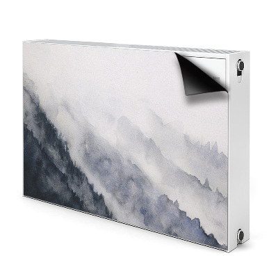 Magnetisk radiatorkåpa Bergslandskap