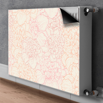 Magnetiskt radiatorskydd Rosa pioner