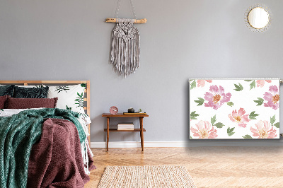 Magnetisk radiatorkåpa Akvarell blommor