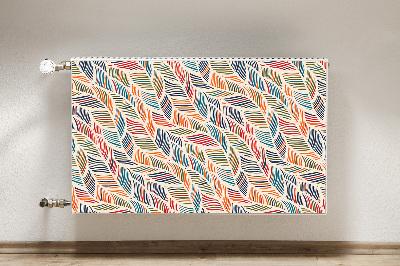 Magnetiskt radiatorskydd Färgglada vågor