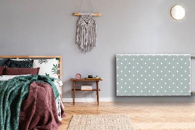 Magnetiskt radiatorskydd Vita prickar