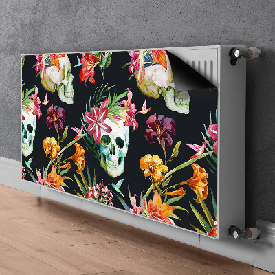 Magnetiskt radiatorskydd Döskallar och blommor