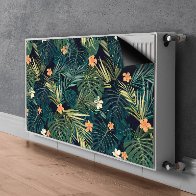 Magnetiskt radiatorskydd Blommor och blad