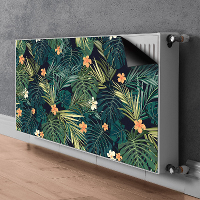 Magnetiskt radiatorskydd Blommor och blad