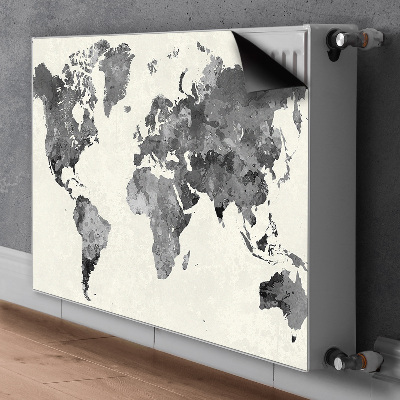 Magnetisk radiatorkåpa Karta över den gamla världen