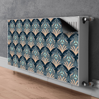 Magnetiskt radiatorskydd Vintage blommor