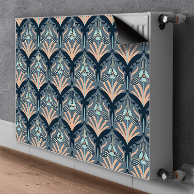 Magnetiskt radiatorskydd Vintage blommor